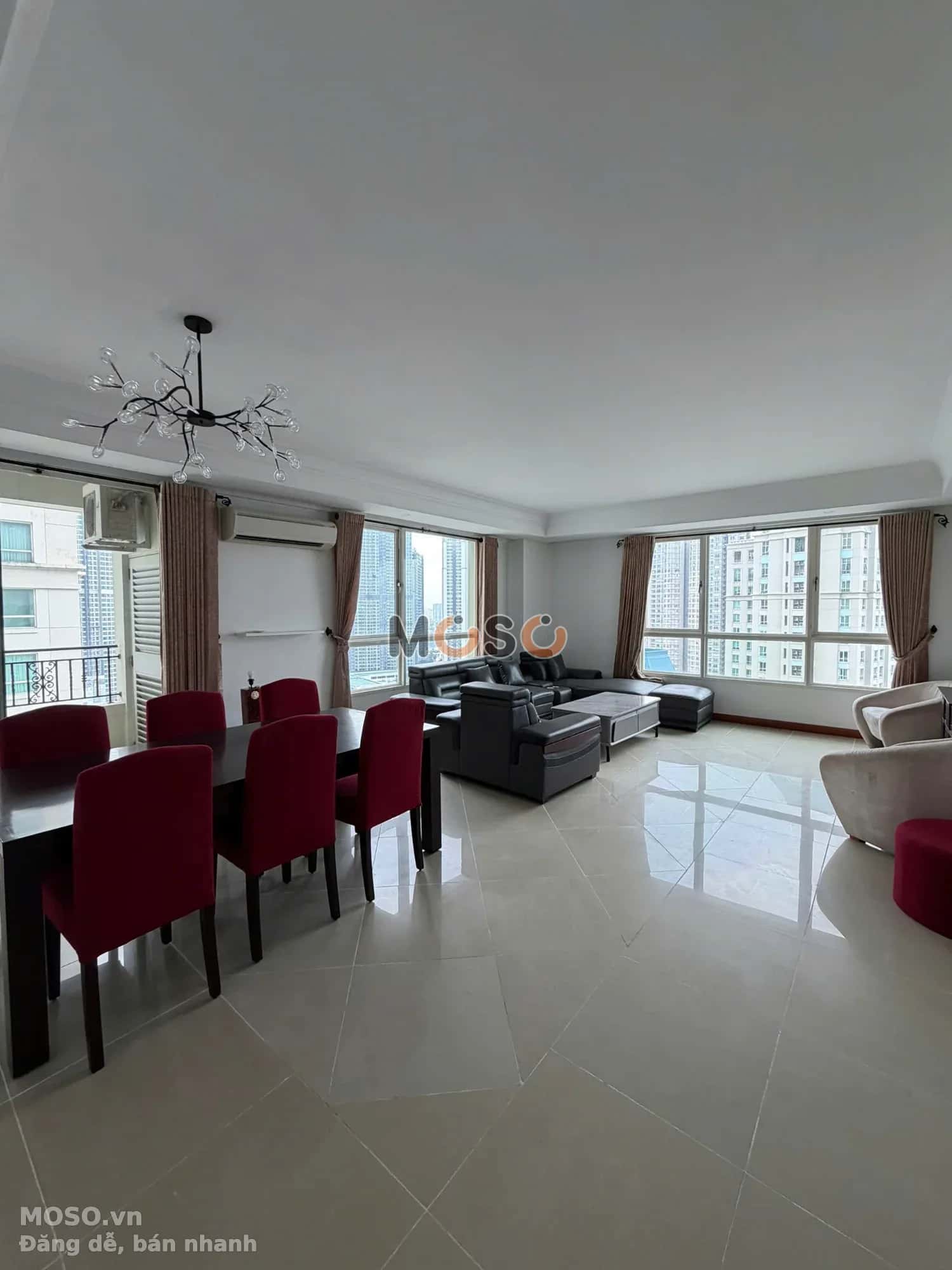 Cho thuê căn hộ chung cư Chung cư 91  Nguyễn Hữu Cảnh Quận Bình Thạnh, TP.HCM – 3 phòng ngủ, giá 36.8 triệu - ảnh 1